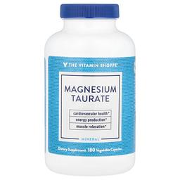 더 비타민 샵 The Vitamin Shoppe, 마그네슘타우레이트, 베지 캡슐 180정(캡슐 1정당 62.5mg)
