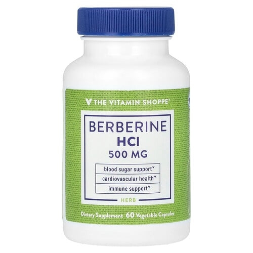 더 비타민 샵 The Vitamin Shoppe, 베르베린 HCl, 500mg, 베지 캡슐 60정 상세 이미지