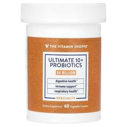 더 비타민 샵 The Vitamin Shoppe, Ultimate 10+ 프로바이오틱, 500억CFU, 베지 캡슐 60정