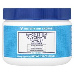 더 비타민 샵 The Vitamin Shoppe, 글리신마그네슘 분말, 무맛, 205g(7.23oz)