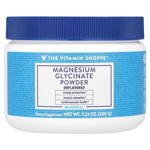 더 비타민 샵 The Vitamin Shoppe, 글리신마그네슘 분말, 무맛, 205g(7.23oz) 상세 이미지