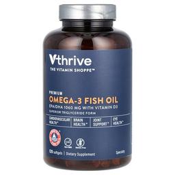 브이쓰라이브 Vthrive, 프리미엄 오메가3 피쉬 오일, 소프트젤 120정