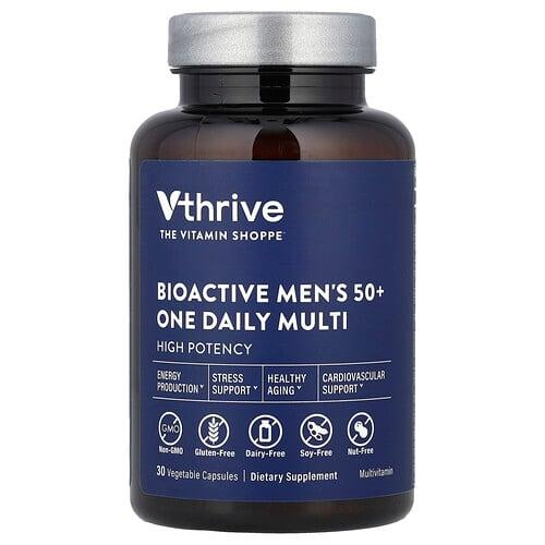 브이쓰라이브 Vthrive, 생체 활성 남성용 50+ 원 데일리 멀티, 베지 캡슐 30정 상품 이미지