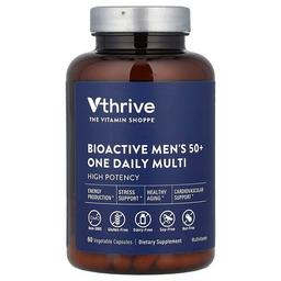 브이쓰라이브 Vthrive, 생체 활성 남성용 50+ 원 데일리 멀티, 베지 캡슐 60정
