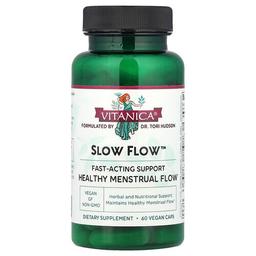 비타니카 Vitanica, Slow Flow, 월경 흐름 보조제, 베지 캡슐 60정
