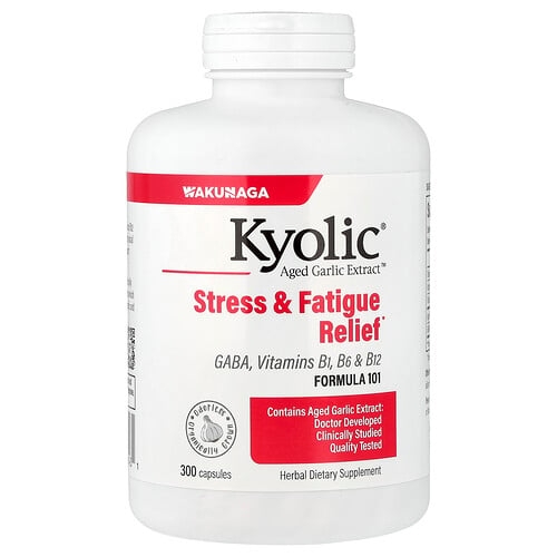쿄릭 Kyolic, Aged Garlic Extract™, 포뮬라 101, 캡슐 300정 상세 이미지