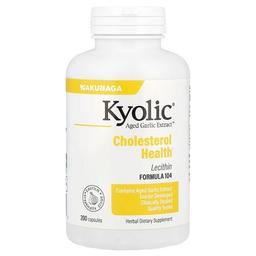 쿄릭 Kyolic, Aged Garlic Extract™, 콜레스테롤 건강, 포뮬라 104, 캡슐 200정