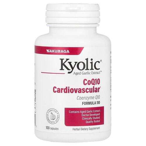 쿄릭 Kyolic, Aged Garlic Extract, CoQ10, 포뮬라 110, 캡슐 100정 상품 이미지