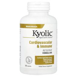 쿄릭 Kyolic, Aged Garlic Extract™, 심혈관 및 면역 강화, 리저브 포뮬라 200, 캡슐 120정(캡슐 1정당 600mg)