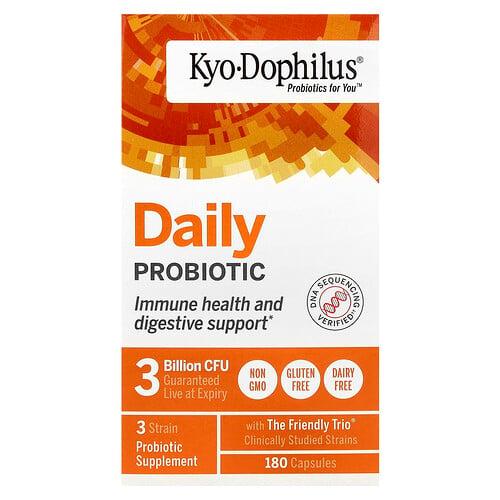쿄릭 Kyolic, Kyo-Dophilus®, 데일리 프로바이오틱, 캡슐 180정 상품 이미지