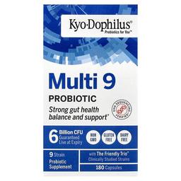 쿄릭 Kyolic, Kyo-Dophilus®, 멀티 9 프로바이오틱, 캡슐 180정