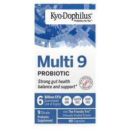 쿄릭 Kyolic, Kyo-Dophilus®, 멀티 9 프로바이오틱, 60억CFU, 캡슐 90정