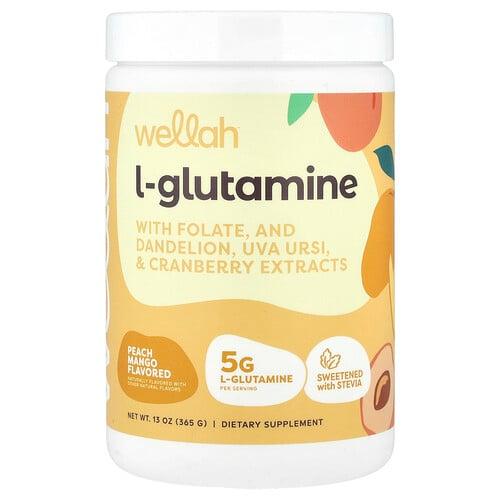 웰라 Wellah, L-글루타민, 복숭아 망고, 365g(13oz) 상품 이미지
