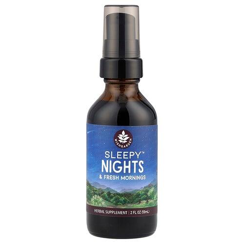 위시가든 허브 WishGarden Herbs, Sleepy™ 나이츠 & 프레시 모닝, 59ml(2fl oz) 상품 이미지