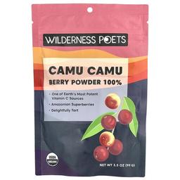 윌더니스 포잇츠 Wilderness Poets, 유기농 카무카무 베리 분말, 99g(3.5oz)