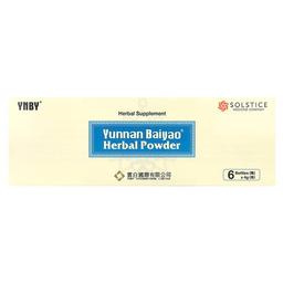 윤난 바이야오 Yunnan Baiyao, 허브 파우더, 용기 6개, 각 4g