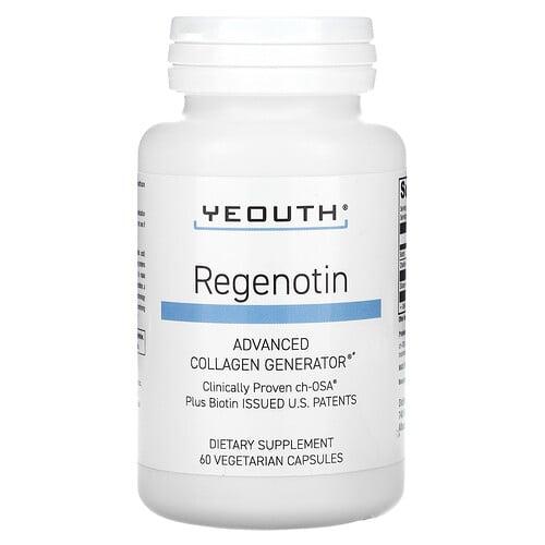 YEOUTH, Regenotin, 고급 콜라겐 제너레이터, 베지 캡슐 60정 상품 이미지