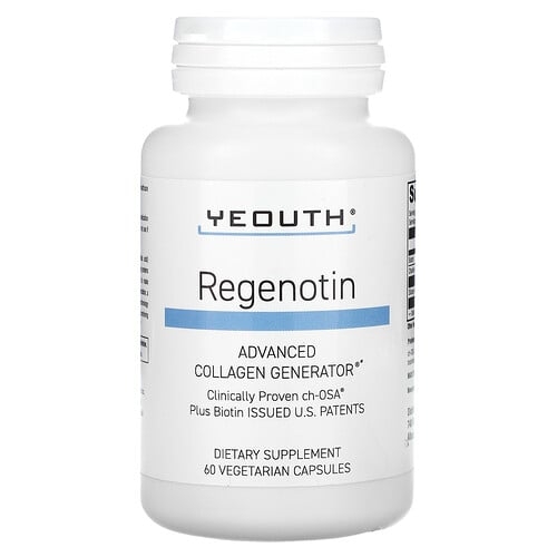 YEOUTH, Regenotin, 고급 콜라겐 제너레이터, 베지 캡슐 60정 상세 이미지