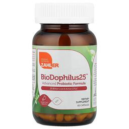 자일러 Zahler, BioDophilus25™, 어드밴스드 프로바이오틱 포뮬라, 캡슐 60정