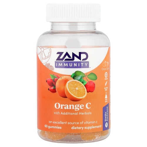 젠드 Zand, 면역력, 오렌지 C 구미젤리, 구미젤리 60개 상세 이미지
