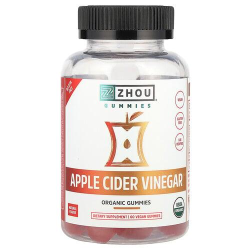 Zhou Nutrition, 사과 식초, 하베스트 애플, 베지 구미젤리 60개 상품 이미지