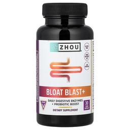 Zhou Nutrition, Bloat Blast+, 베지 캡슐 30정