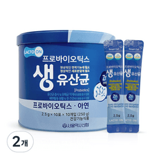서울약사신협 프로바이오틱스 생유산균 100포, 250g, 2개 상세 이미지