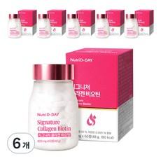 뉴트리디데이 시그니처 콜라겐 비오틴, 48g, 6개