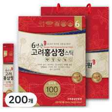 고려홍삼진흥원 6년근 고려홍삼정 스틱 타워형 + 쇼핑백, 1kg, 2세트 상세 이미지