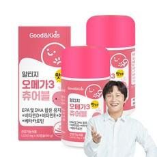 굿앤키즈 알티지 오메가3 츄어블, 90정, 2개 이미지