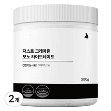 잠백이 저스트 크레아틴, 2개, 300g 상품 이미지