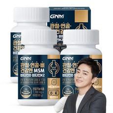 GNM 관절 연골 뼈건강엔 MSM 비타민D 비타민K2, 60정, 3개 상품 이미지