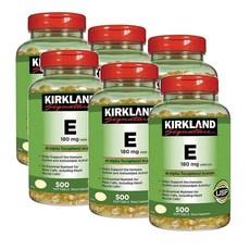 커클랜드 비타민E 400IU Kirkland Vitamin E Softgels, 6개, 500정 상품 이미지