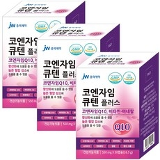 JW중외제약 코엔자임 큐텐 플러스, 30정, 3개 상세 이미지