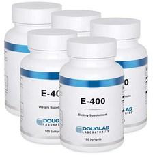 더글라스랩 비타민E 소프트젤 Douglas Laboratories E-400, 5개, 100정 상품 이미지