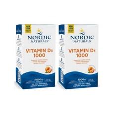 노르딕 내추럴스 비타민 D3 1000 오렌지 맛 면역 체계 기능 지원 미니 소프트젤, 120정, 4개 이미지