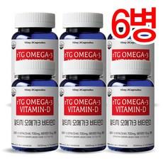 통라이프 뉴 하이키즈 알티지오메가3+비타민D(어린이 알티지오메가3)EPA+DHA 150정-6병, 150정, 1개 이미지
