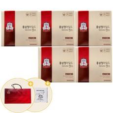 정관장 홍삼정 마일드센스 홍삼스틱 + 정관장 정품 쇼핑백 + 사은품 천연비누, 300ml, 5박스
