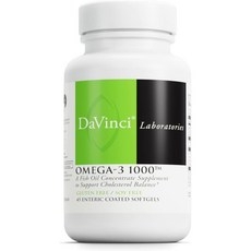 DAVINCI Labs Omega-3 1000 - Dietary Supplement to Maintain Already Normal Cholesterol Levels and S, DAVINCI Labs Omega-3 1000 - Di 상세 이미지