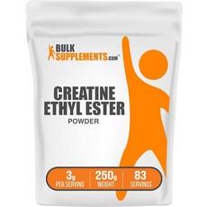 BulkSupplements. com 크레아틴 에틸 에스테르 HCl 파우더 250g 8.8온스 1팩, BulkSupplements. com 크레아틴 에틸 에, 1개 상품 이미지