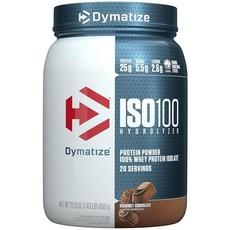 Dymatize ISO 100 분리 유청 단백질 파우더 DYM-350247 1 1, 20 Servings (Pack of 1), 1개, 650g 상품 이미지