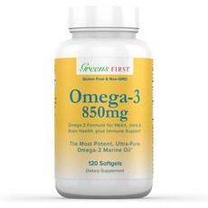 Greens First Omega-3 First - The Most Potent - Ultra-Pure Omega-3 Marine Oil, Greens First Omega-3 First - T 이미지