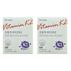 닥터린 초임계 비타민K2 멀티비타민 종합비타민, 2박스, 30정 상품 이미지