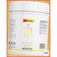 바이오연료 크레아틴 모노하이드레이트 파우더 근육 증가 힘 성능 향상 500g 100 서빙 미국내수용, 1개 상품 이미지