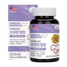 힐링팩토리 더블업포텐 코큐텐 팡팡 코엔자임Q10 항산화 혈압건강 높은혈압감소 6개월분, 1개, 180정 상품 이미지