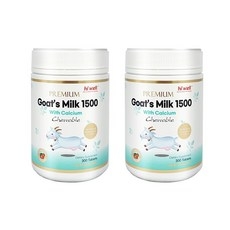 뉴질랜드 하이웰 프리미엄 고츠밀크 산양유 위드 칼슘 아연 엽산 츄어블, 2개, 300정 상세 이미지