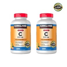 커클랜드 츄어블 비타민C 500mg Kirkland Signature Chewable Vitamin C 500 mg. 500 Tablets, 500정, 2개 상세 이미지
