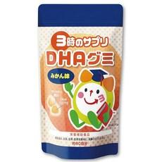 3시 보조 식품 DHA 구미 약 2개월분 어린이 어린이 어린이 영양 보조 생선 싫어 편식 서포트 귤맛 (1봉지) 이미지