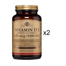 솔가 비타민D 5000IU 240캡슐 X 2통 Vitamin D3, 240정, 2개 이미지