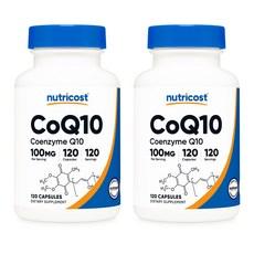 뉴트리코스트 코큐텐 코엔자임Q10 코엔자임큐텐 100mg, 120정, 2개 상품 이미지